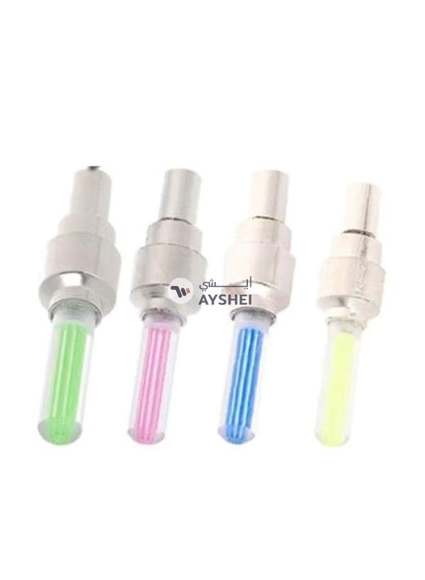 Generic 4-Piece Bicycle Wheel Lighting Neon LED Lamp