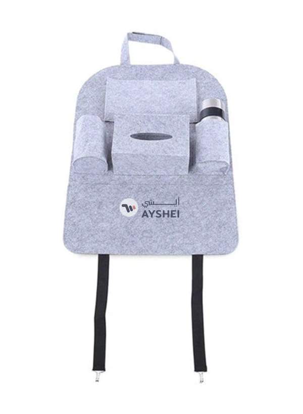 Generic Universal Felt Car Seat Back Storage Bag Backseat Holder Pockets Car Black