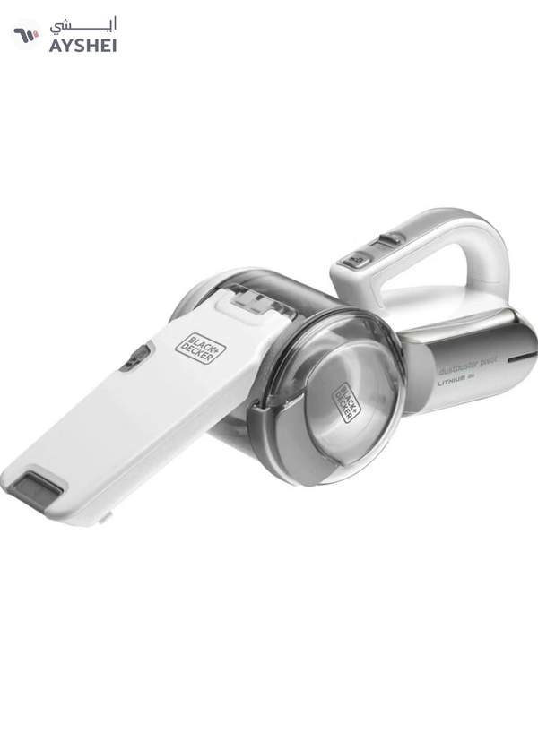 BLACK+DECKER Cordless Dustbuster Pivot Hand Vacuum 18V 440 ml 35 W PV1820L-GB White Grey
