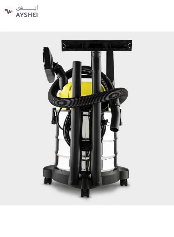 KARCHER WD 1 s Classic Wet And Dry Vacuum Cleaner, 18L Stainless Steel Tank, 1300W, Blower Function 200 W 10983240