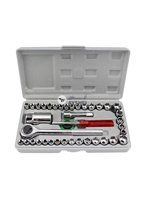 Generic 40-Piece Car Repair Tool Socket Set Wrench Combination Handtool