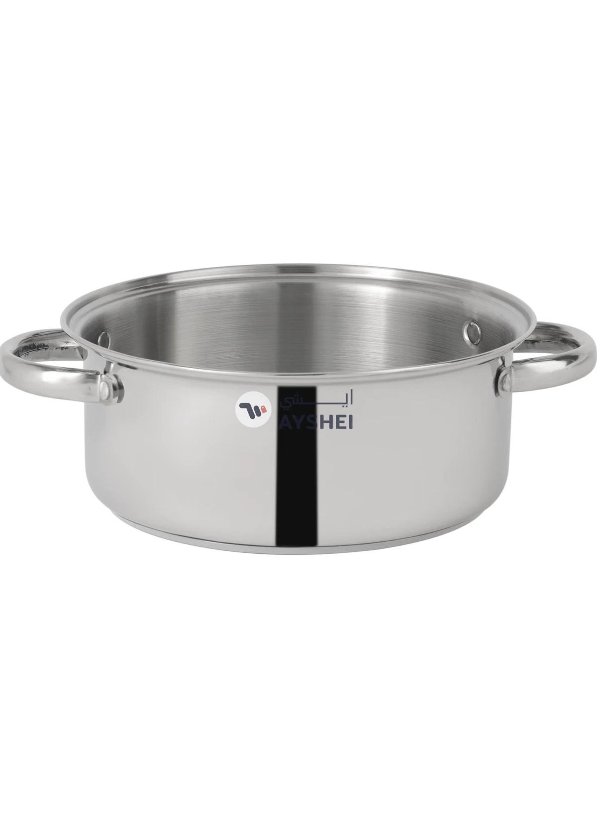 DELCASA 2 Layer SS induction Steamer pot with Glass Lid 22CM 3.0L-1-portrait