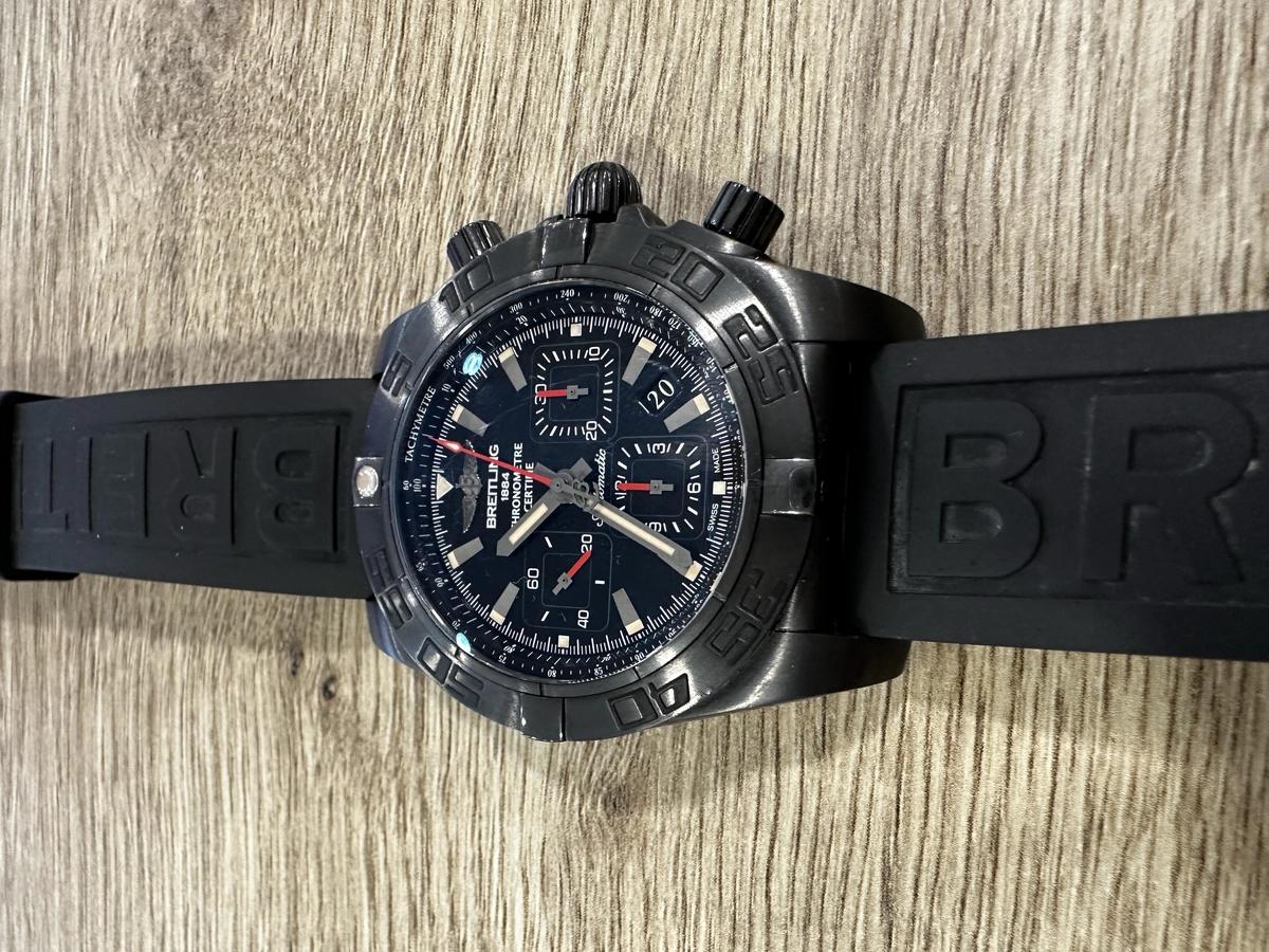 Breitling Chronomat 44 Blacksteel FULL SET - GOOD CONDITION/TOP ZUSTAND-5-5