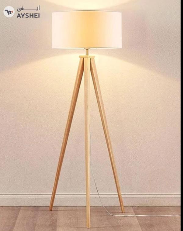 DubaiGallery Nordic Vertical Bedside Floor Lamp Inclined Rod for Living Room & Bedroom With 12W