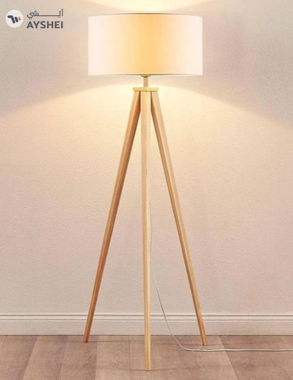 DubaiGallery Nordic Vertical Bedside Floor Lamp Inclined Rod for Living Room & Bedroom With 12W