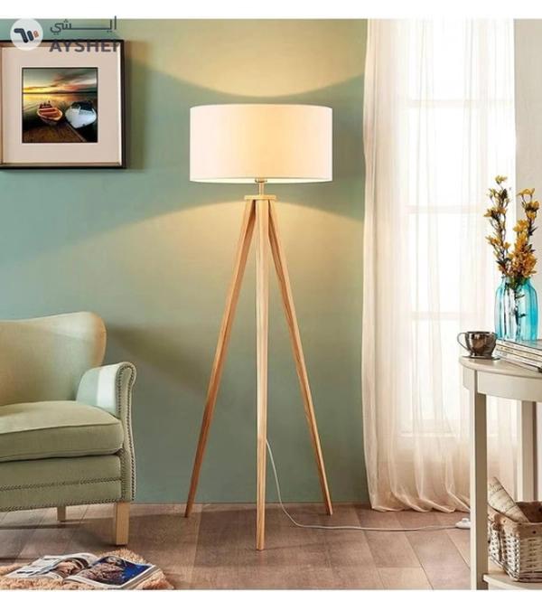 DubaiGallery Nordic Vertical Bedside Floor Lamp Inclined Rod for Living Room & Bedroom With 12W