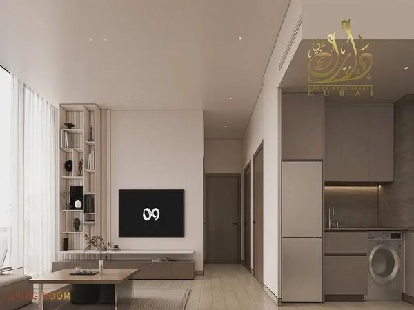 Furnished Studio | Balcony | Pool & Skyline Views