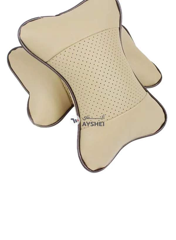 Generic 2-Piece Perforated Car Headrest Cushion