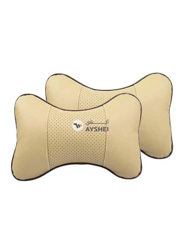 Generic 2-Piece Perforated Car Headrest Cushion