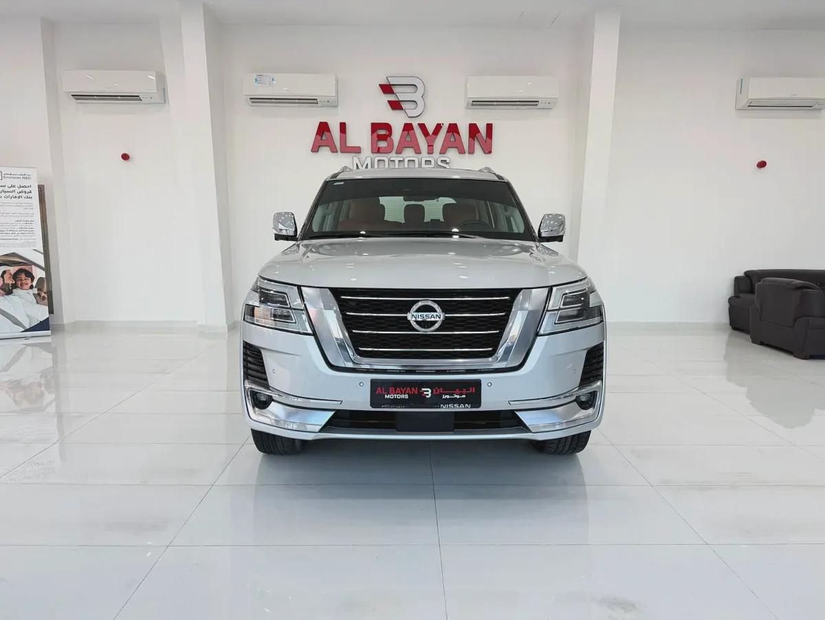 نيسان باترول بلاتينيوم V6 المسعود Nissan Patrol SE Platinum 2021 - GCC Specs - Excellent Condition-4-4