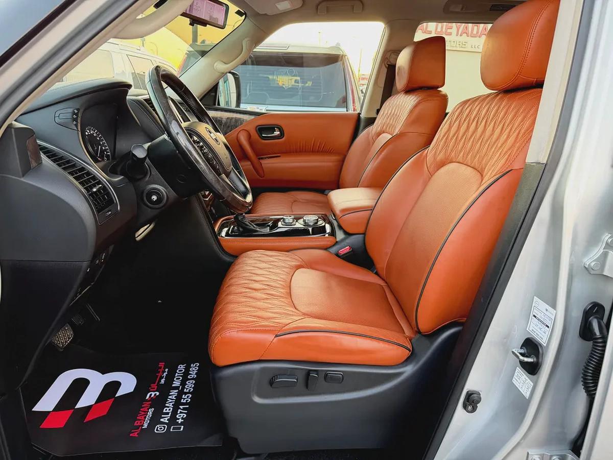 نيسان باترول بلاتينيوم V6 المسعود Nissan Patrol SE Platinum 2021 - GCC Specs - Excellent Condition-6-6