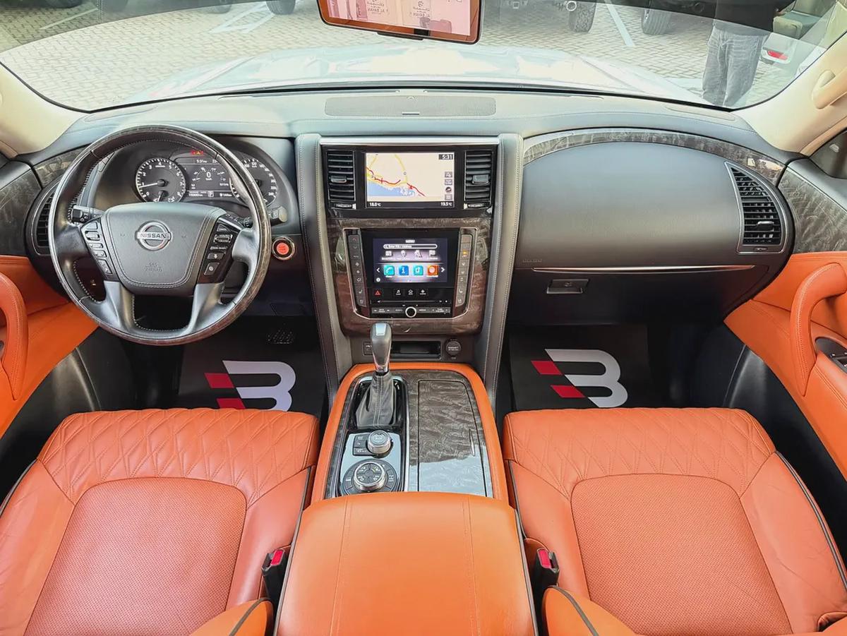 نيسان باترول بلاتينيوم V6 المسعود Nissan Patrol SE Platinum 2021 - GCC Specs - Excellent Condition-8-8