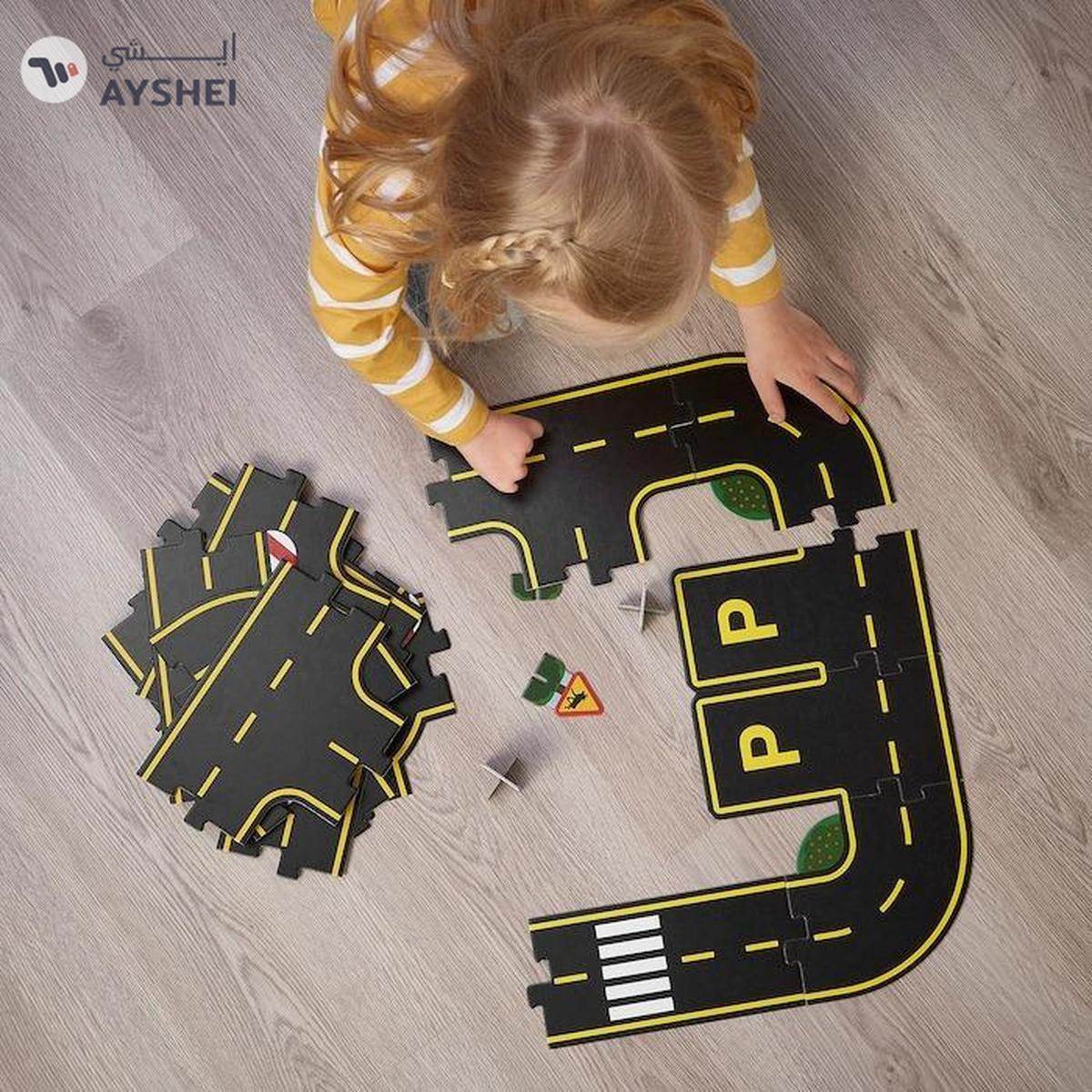 IKEA RÄVUNGE 23-Piece Car Track Set – Exciting & Creative Playset for Kids' Car Racing Adventures-2-2