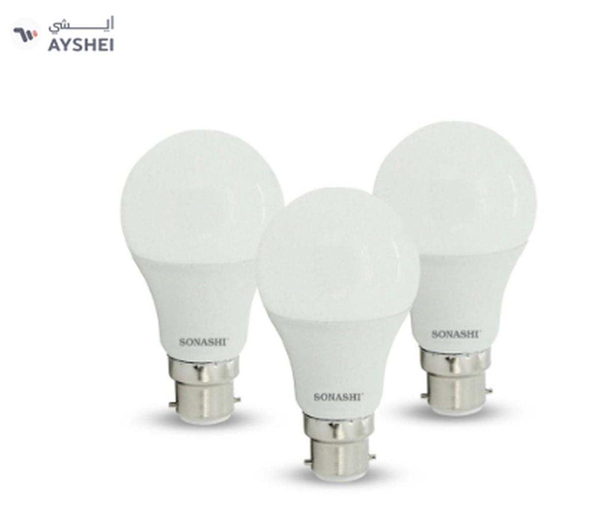 Sonashi Pack of 3 LED Bulb 11W (B-22) Pin type SLB-011-0-0