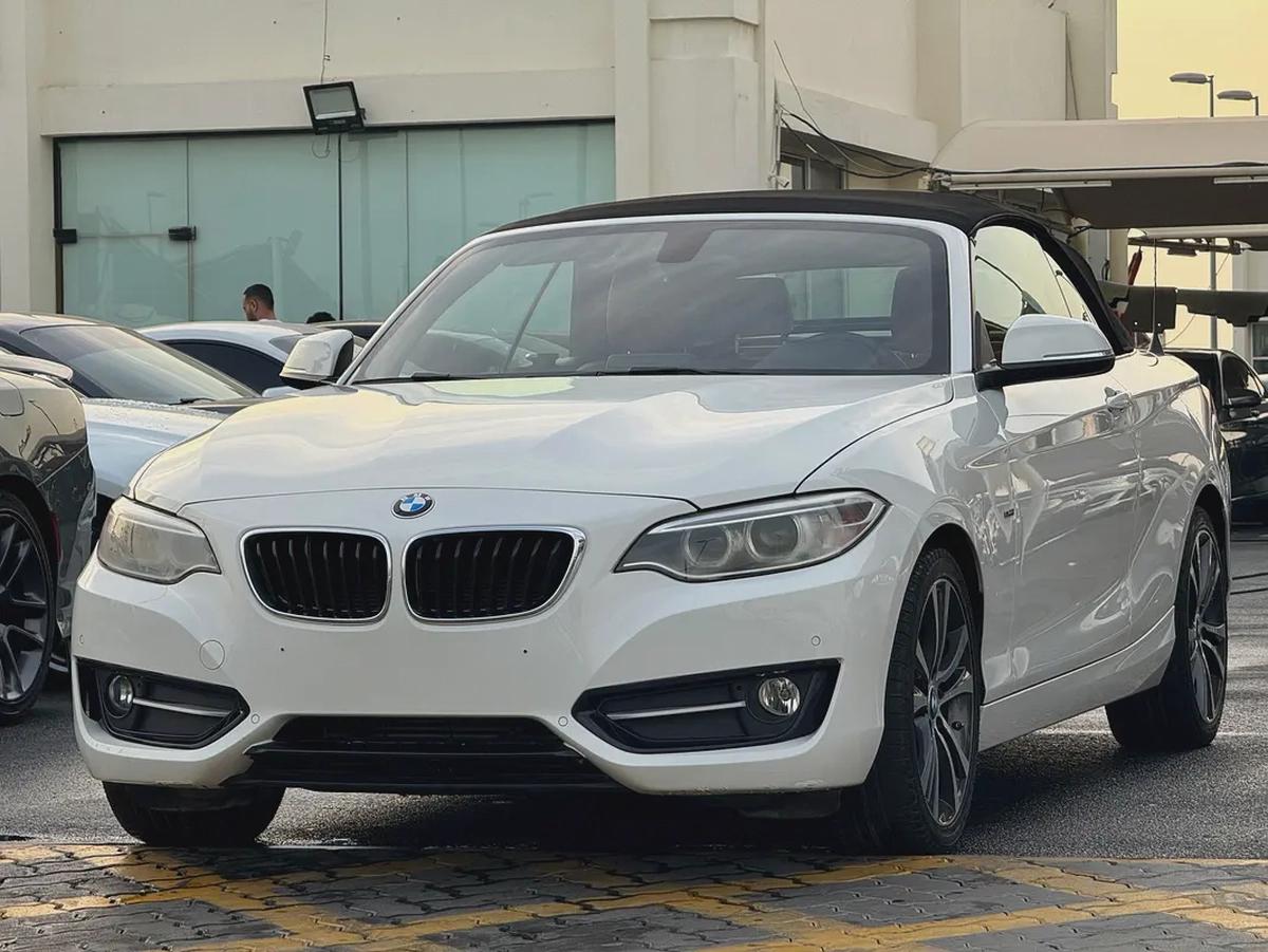 بى إم دبليو 220I موديل 2016 خليجى صبغ الوكاله مفتاحين الوكاله-2-2