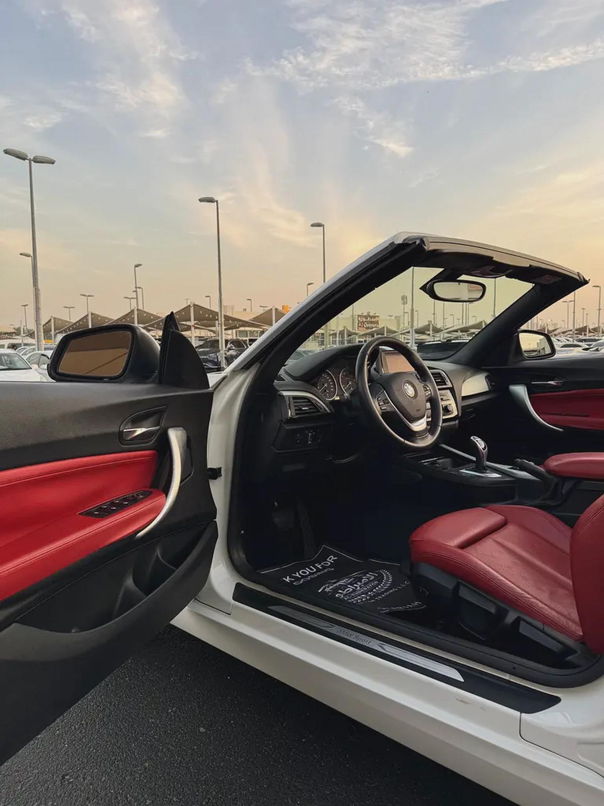 بى إم دبليو 220I موديل 2016 خليجى صبغ الوكاله مفتاحين الوكاله-15-15