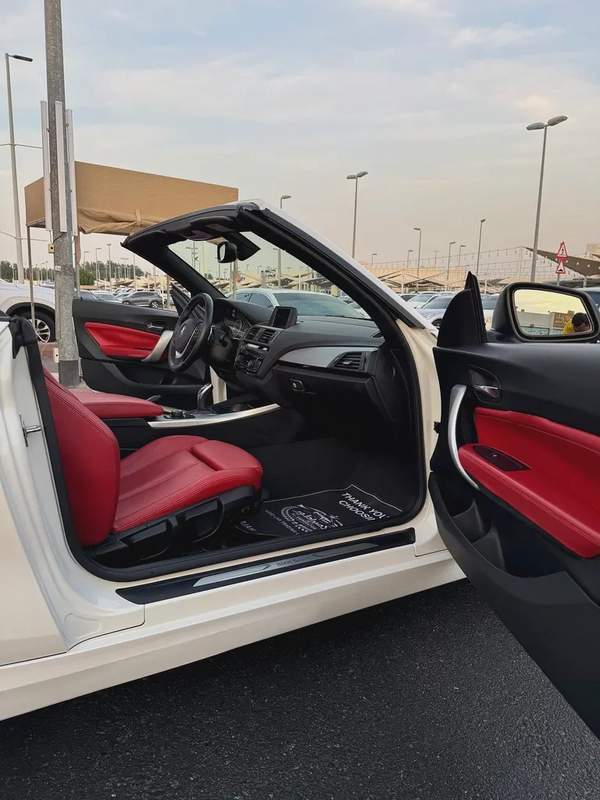 بى إم دبليو 220I موديل 2016 خليجى صبغ الوكاله مفتاحين الوكاله