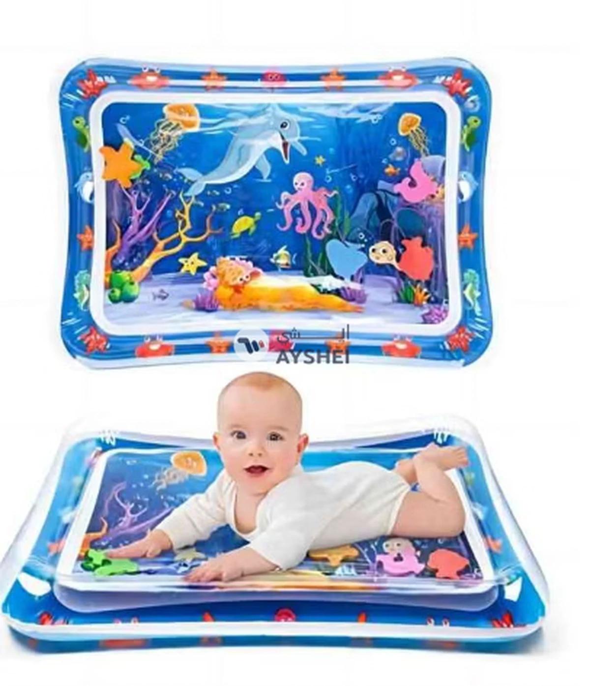 ORiTi Tummy Time Water Mat 丨Water Play Mat for Babies Inflatable Tummy Time Water Play Mat for Infants and Toddlers 3 to 12 Months Promote Development Toys Cute Baby Gifts-2-2