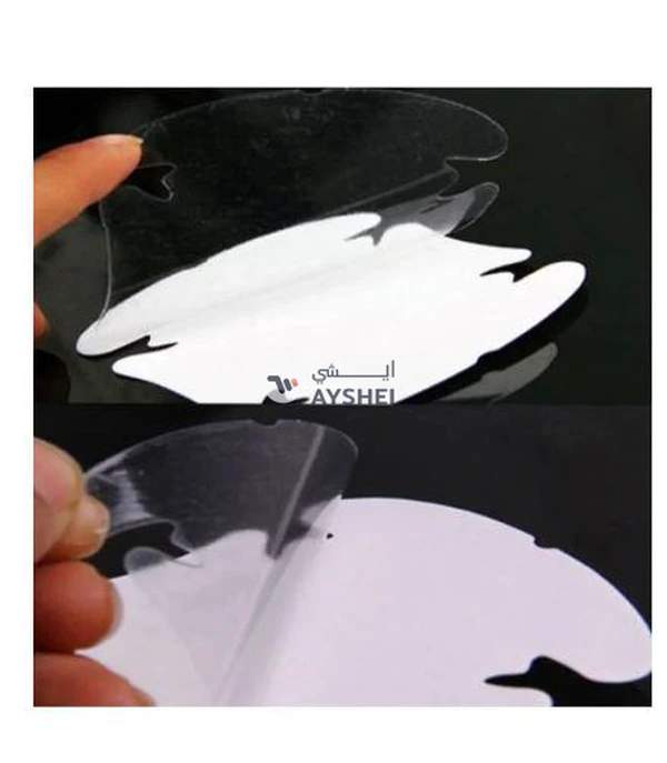 Bluelans 4-Piece Car Door Handle Scratch Protector Film Sheet