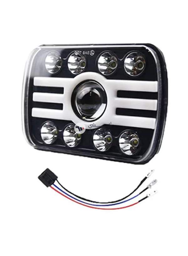 Generic LED Headlight Set With Wire For Jeep Wrangler
