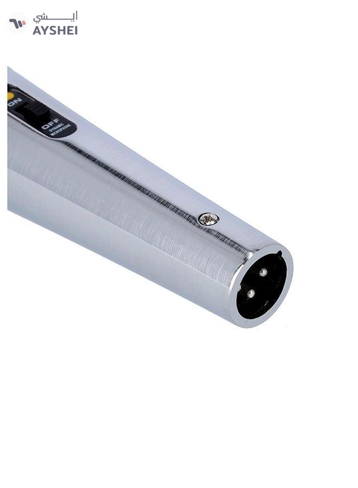 Olsenmark Dynamic and Professional Wired Microphone with Metal Body, Echo, Sharp Sensitivity -5-5