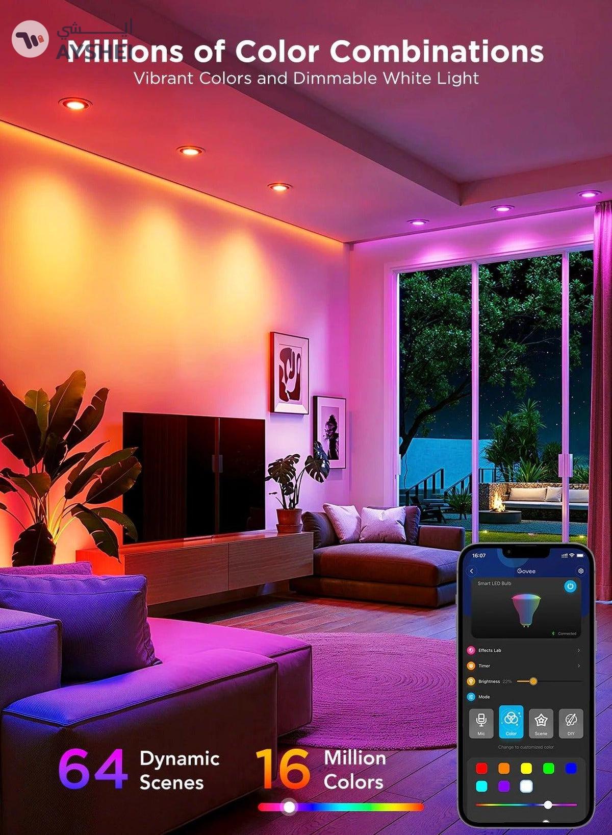 Govee RGBWW Smart Light Bulbs-8-8