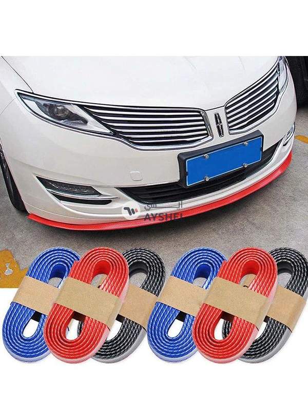 Generic Universal Car Carbon Fiber Front Bumper Lip Splitter Chin Spoiler Trim Protector