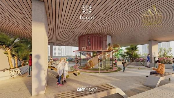 Furnished Studio | Barari Palace Majan | Park & Pool Views