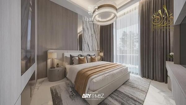 Furnished Studio | Barari Palace Majan | Park & Pool Views