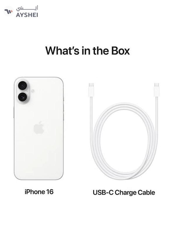 Apple iPhone 16 128GB White 5G With FaceTime - International Version