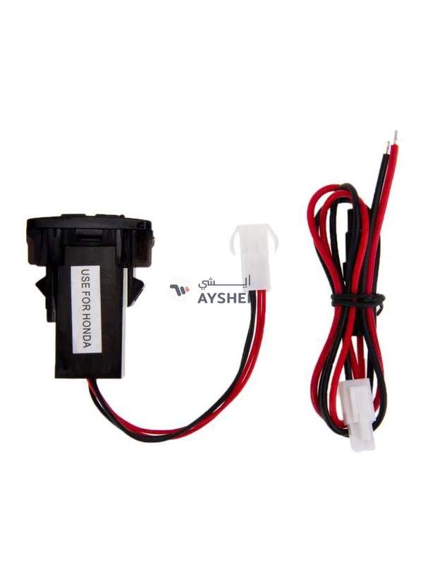 Generic 2 Ports USB Car Charger Adapter For Honda Cars multicolor