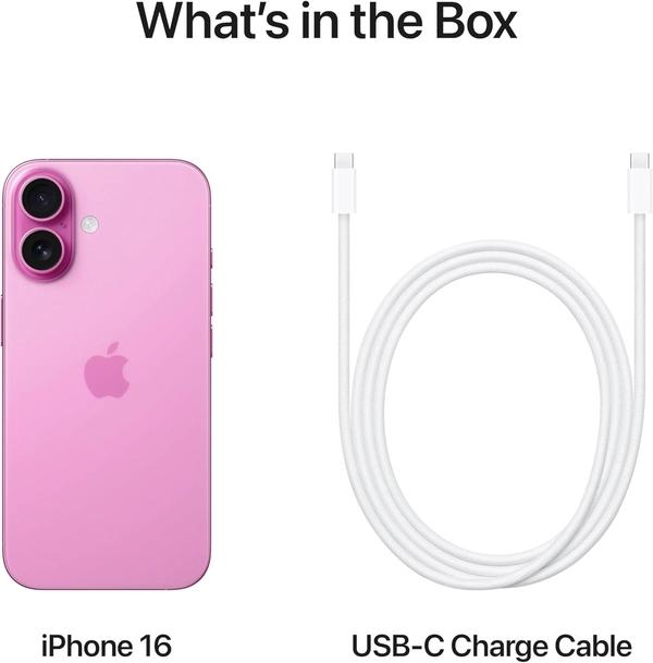 Apple iPhone 16 (128 GB) - Pink