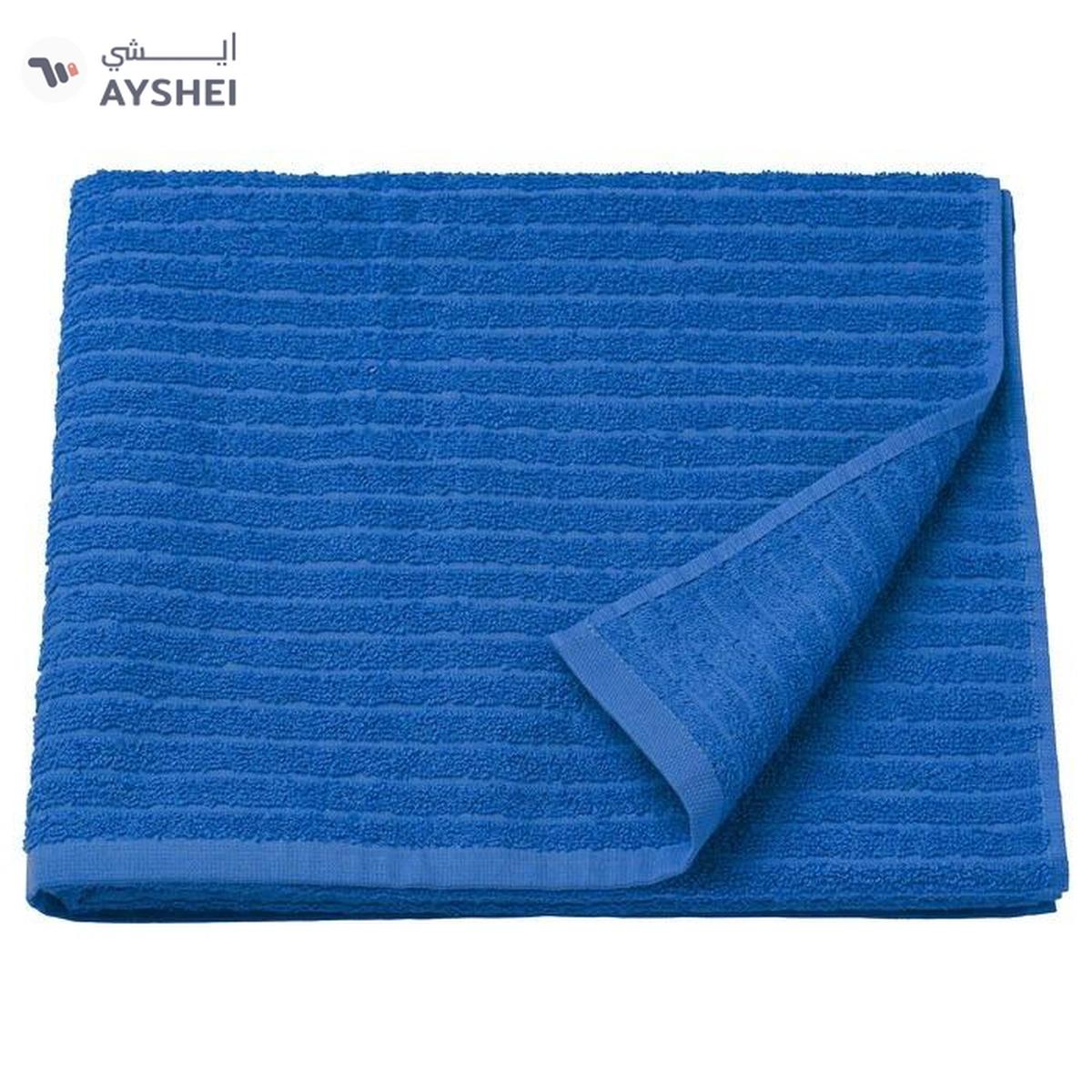 VÅGSJÖN Bath sheet bright blue towel 100x150 cm-0-0