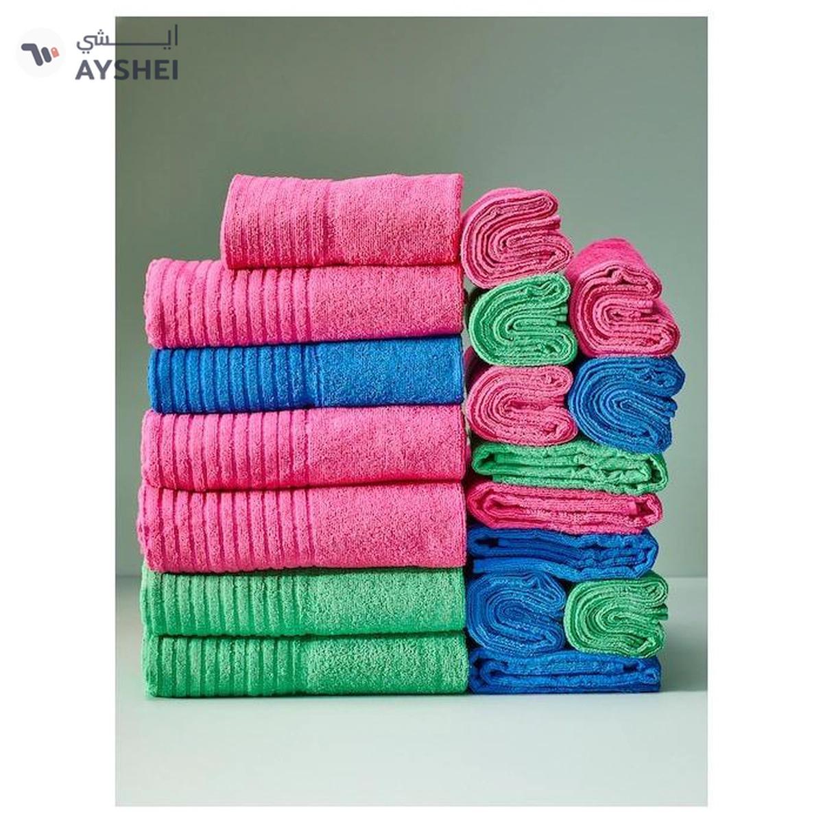 VÅGSJÖN Bath sheet bright blue towel 100x150 cm-5-5