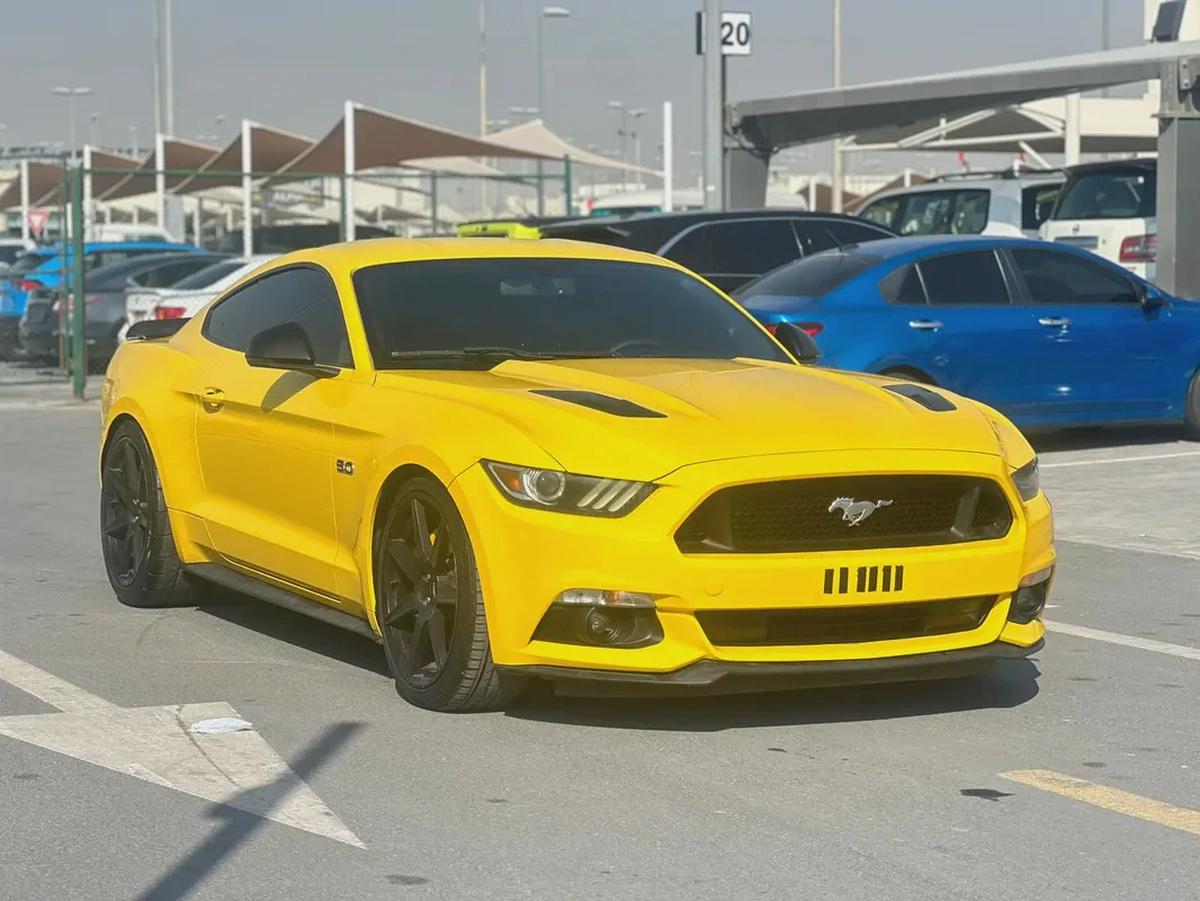 فورد موستانج 2015 مواصفات خليجية كير عادي GT بحالة جيدة-1-1