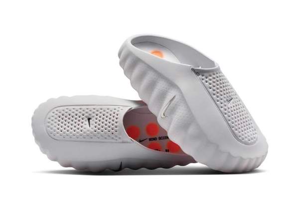 Nike Calm White Slip-On Mules