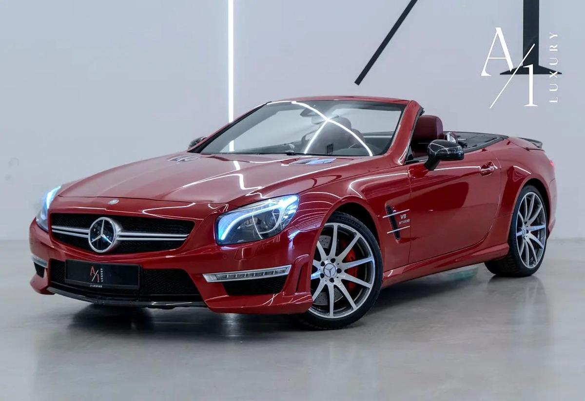 2013 Mercedes SL 63, Excellent Condition, Carbon Fibre Accents, Fully Loaded, GCC Spec-0-0
