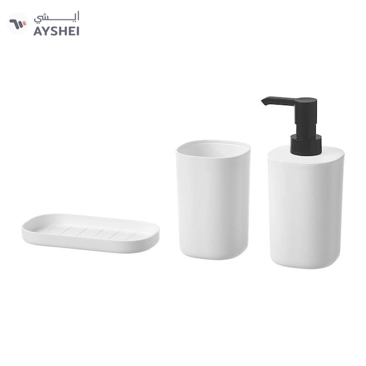 STORAVAN 3-piece bathroom set, white-0-0