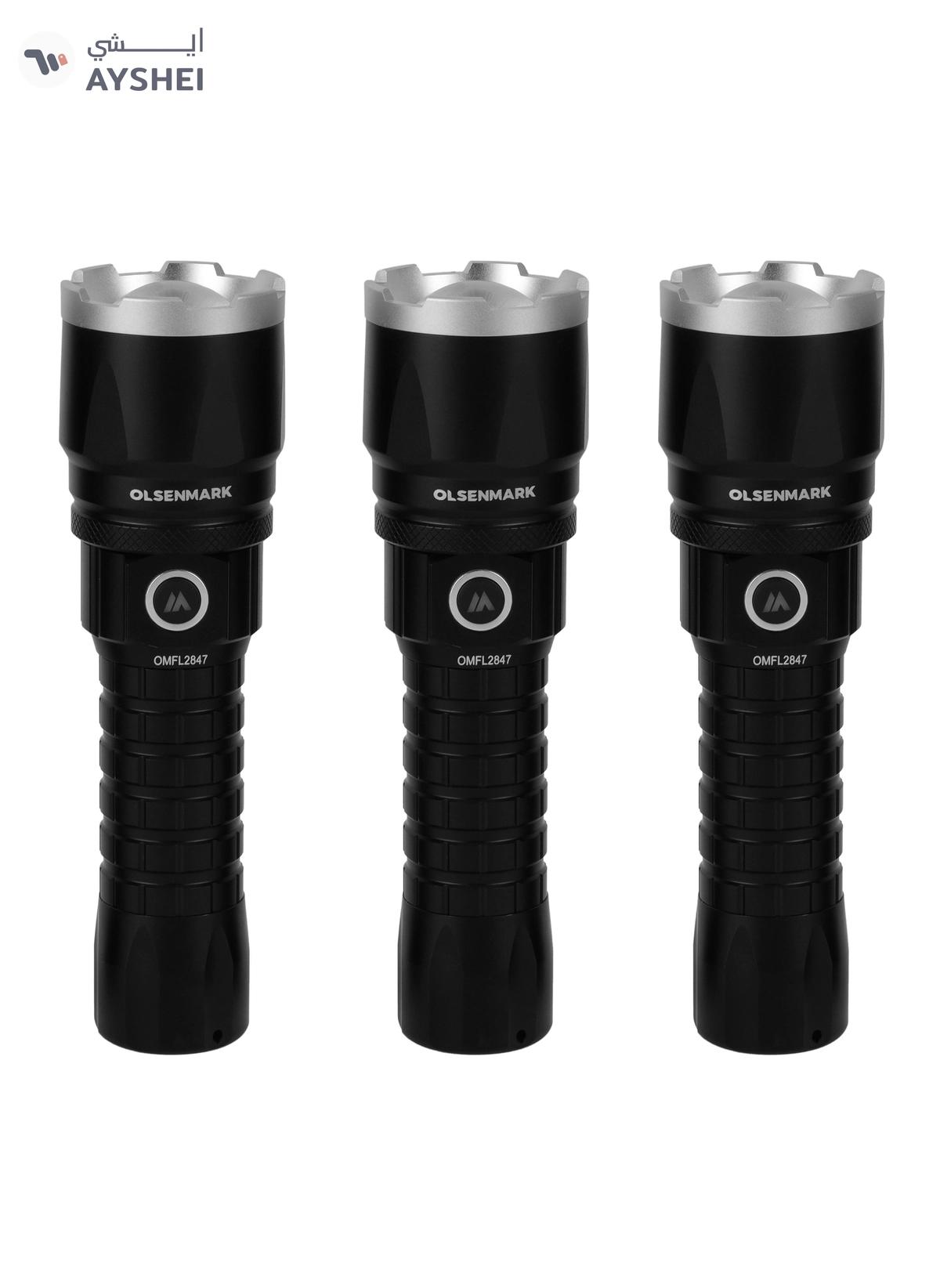 Olsenmark 3-In-1 20W Cree LED Flashlight-OMFL2847-0-0