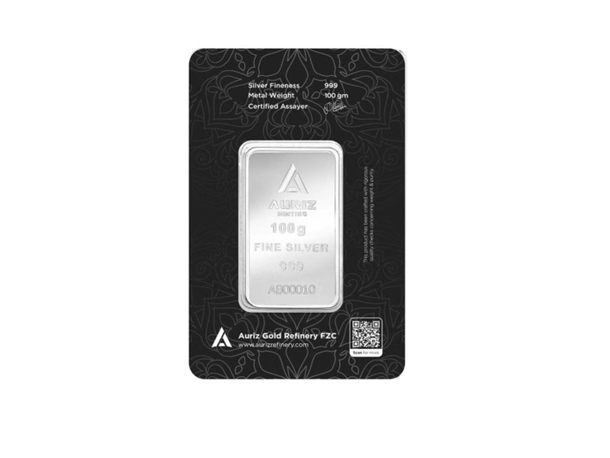 Auriz Mint 100g Fine Silver Bar-0-landscape