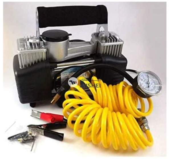 Camel Tyre Inflator With Double Cylinder Air Compressor 12 V