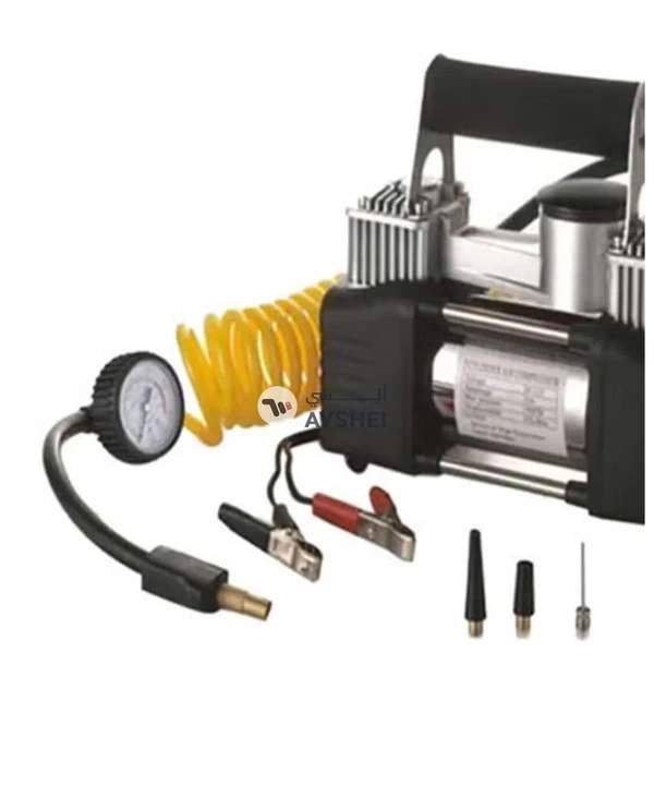 Camel Tyre Inflator With Double Cylinder Air Compressor 12 V