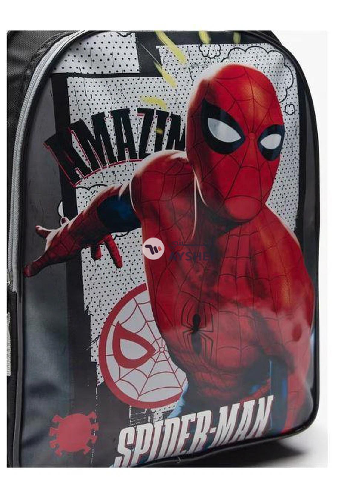 MARVEL Spider-Man Print Backpack With Adjustable Shoulder Straps And Zip Closure - 46x34x23 Cm-2-2