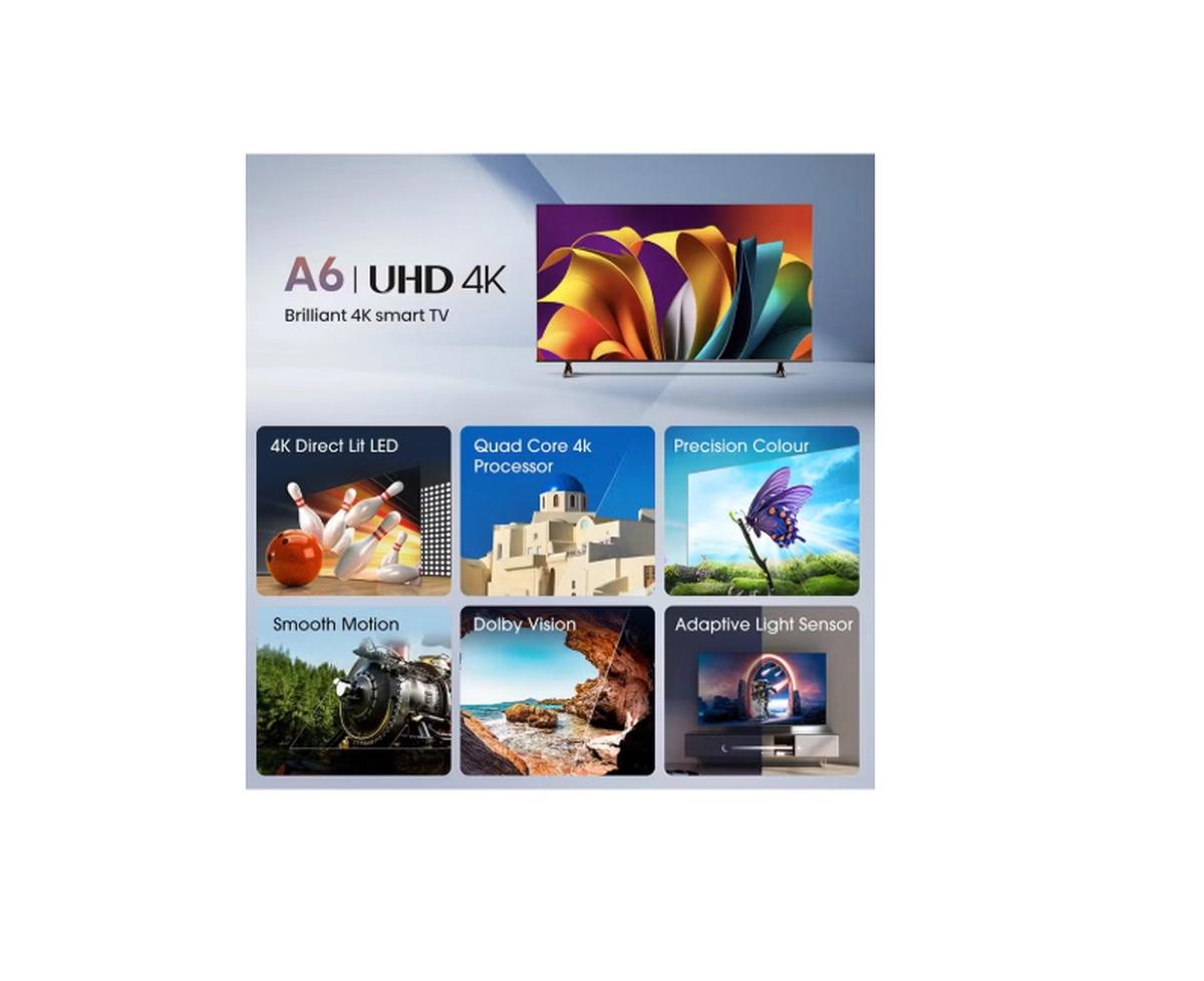 Hisesnse 43 Inch 4K Full Smart TV 43A61N Black-1-landscape