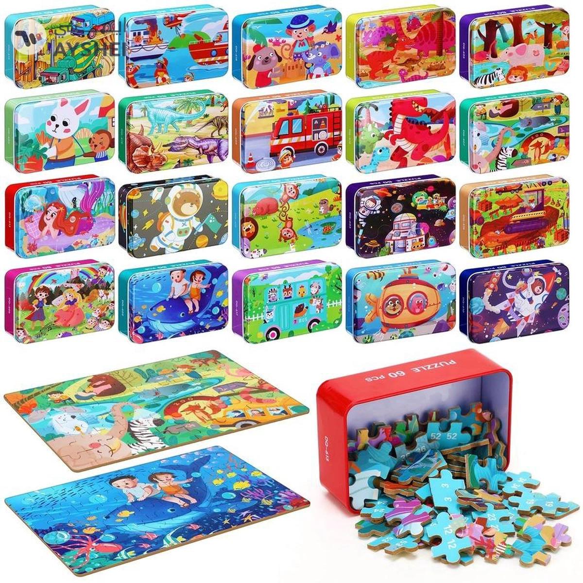 Smart LOOK AND FIND THE DIFFERENCES Jigsaw Puzzle Educational Toys - for Girls, Boys Toddlers and Kids-1-portrait