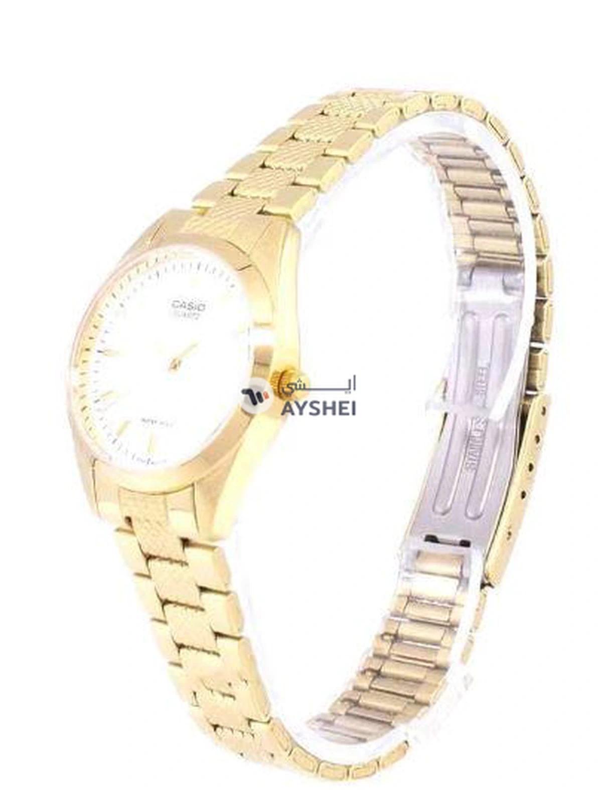 CASIO Women's Water Resistant Stainless Steel Analog Watch LTP-1274G-7ADF - 26 mm - Gold-0-portrait