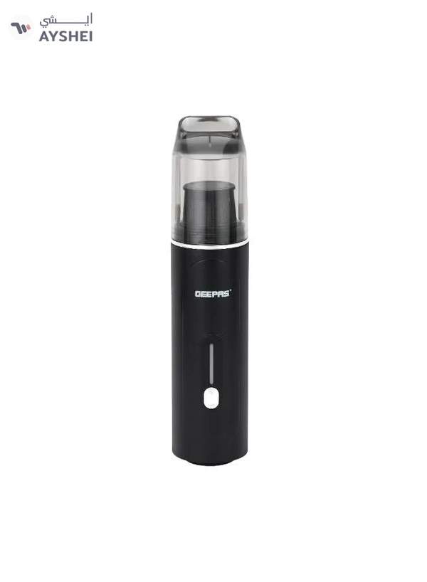 GEEPAS Handheld Car Vacuum Cleaner with HEPA Filter | 4 Versatile Modes Includes Long and Short Nozzles, Swimming Ring Nozzle, Suction Adapter, Charging Base, Combined Flat Brush and Extended Hose| Perfect for Cars, Furniture, Office Desks, Small Corners | 2 Years Warranty GVC19061UK Black