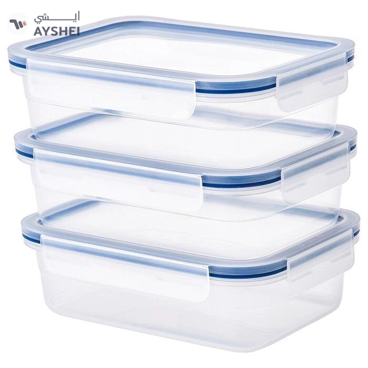IKEA 365+ Food Container with Lid, Rectangular/Plastic, 1.0 L-0-0