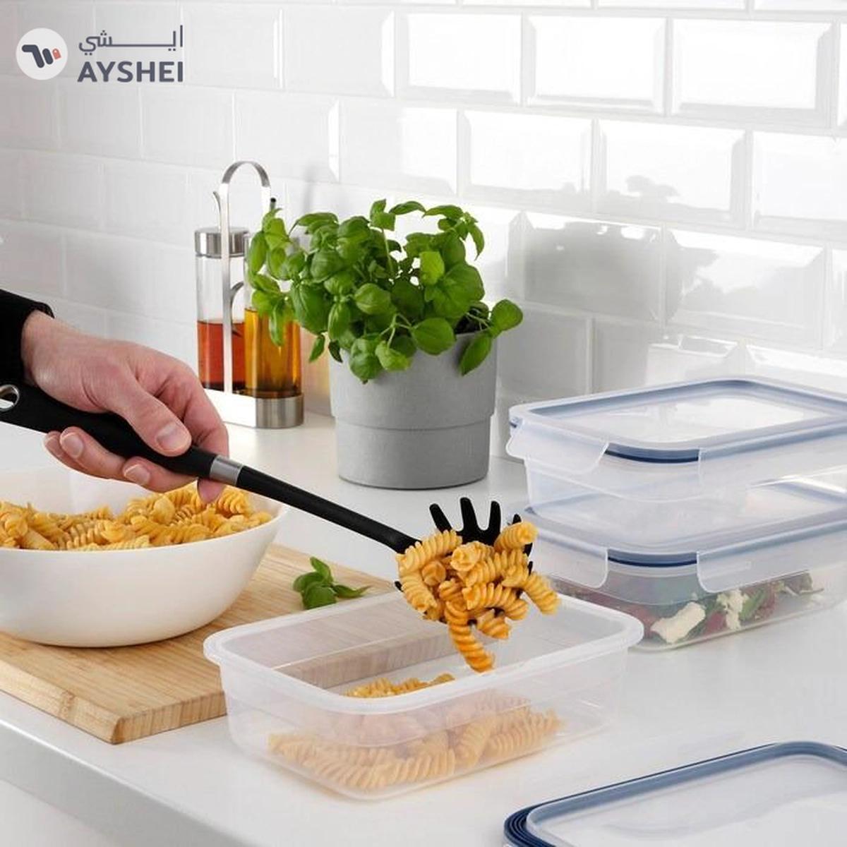 IKEA 365+ Food Container with Lid, Rectangular/Plastic, 1.0 L-5-5