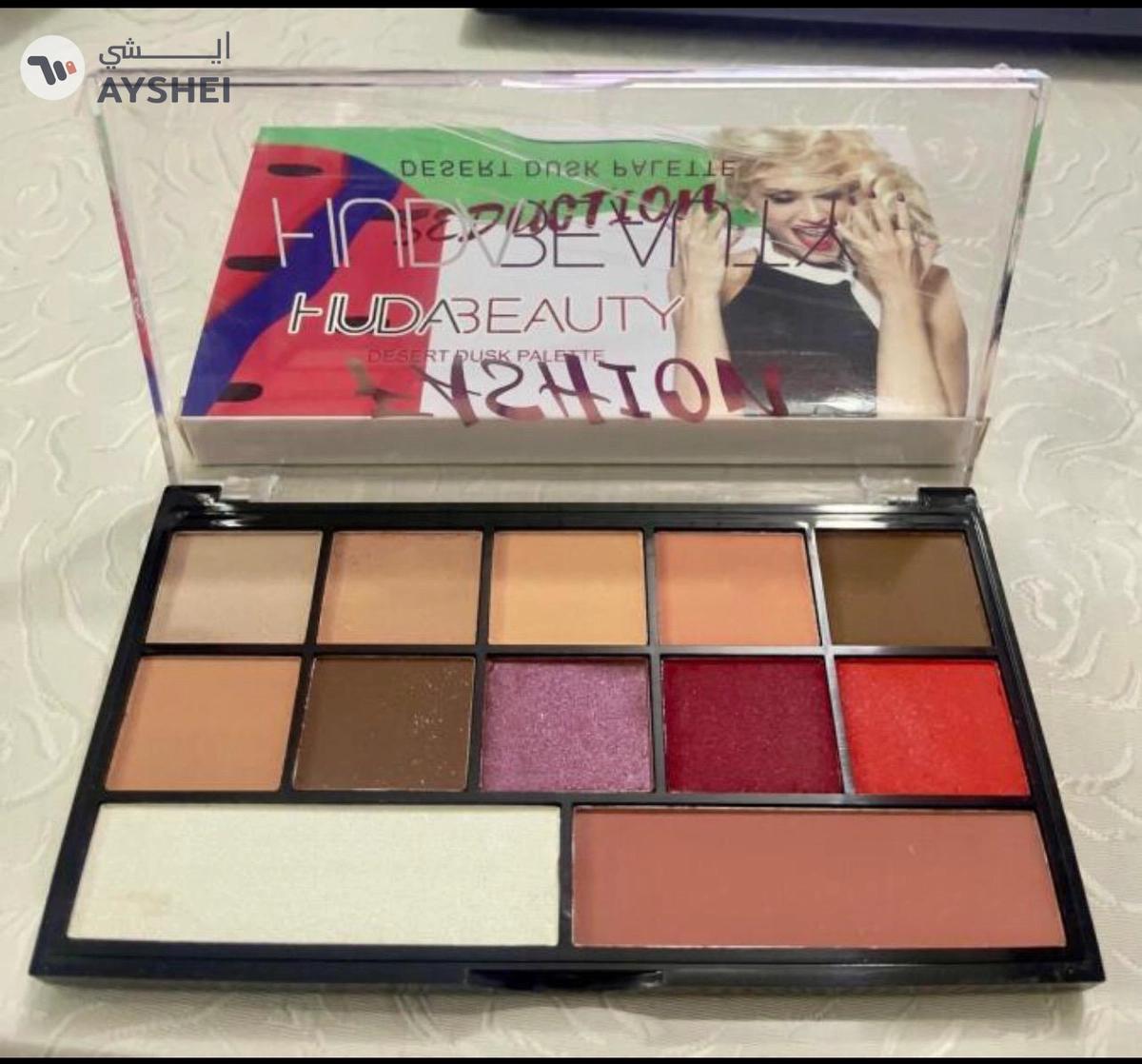 HUDA BEAUTY SEDUCTION DESERT DUSK PALETTE EYE SHADOW, 12 SHADES-1-1